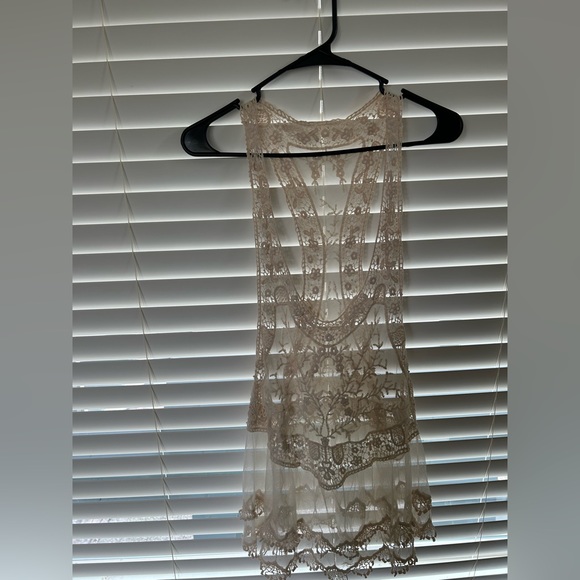 Shear Tank Top/ Bathing Suit Coverup - Picture 2 of 4